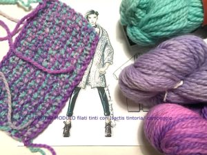 kit Verde:viola:lilla filati VIACALIMALA